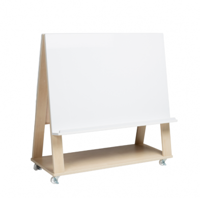 DB03 - Movable Double Sided Whiteboard with Storage
