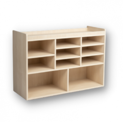 OS22 - Materials Resources Shelves with Raised Top