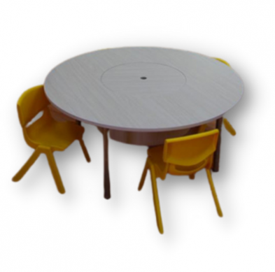 TC14 - Round Table with Centre Storage